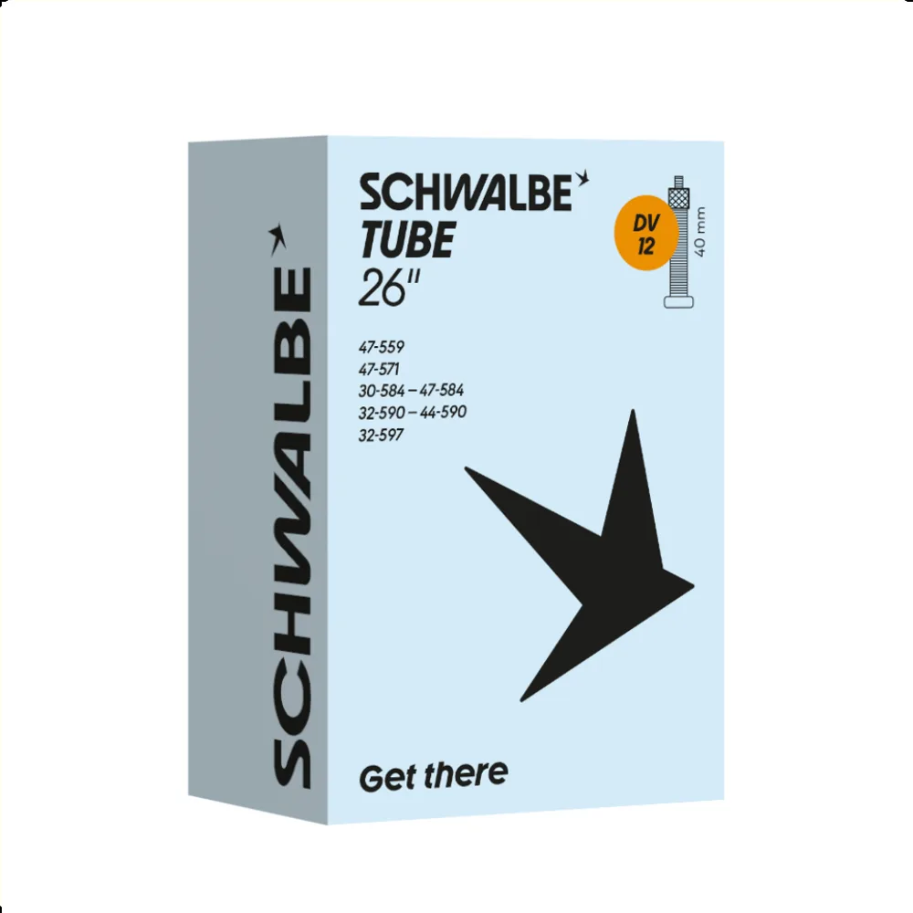 Schwalbe binnenband 26x1 3/8-1.75 ETRTO 32/47-559, Dunlop Blitz/Holland DV12