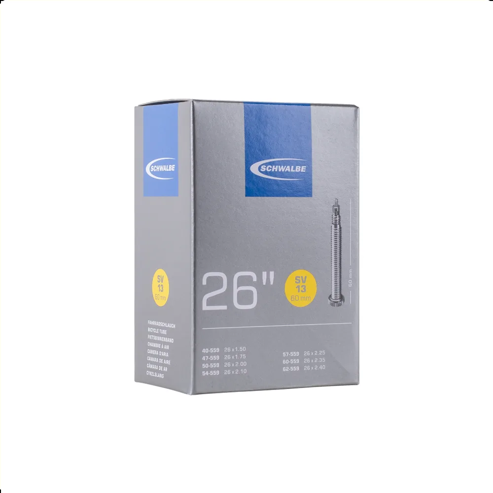 Schwalbe Binnenband 26x1.50-2.50 ETRTO 40/62-599 EK, Presta/Frans SV13 60mm