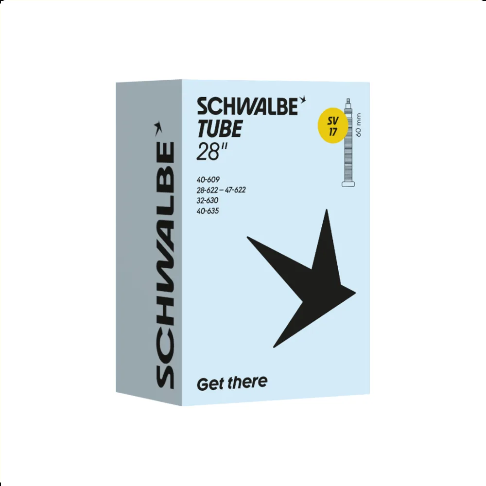 Schwalbe binnenband, 28x1 5/8x1 3/8,700x28-45C ETRTO 47-622/635, Presta/Frans 60mm SV17,