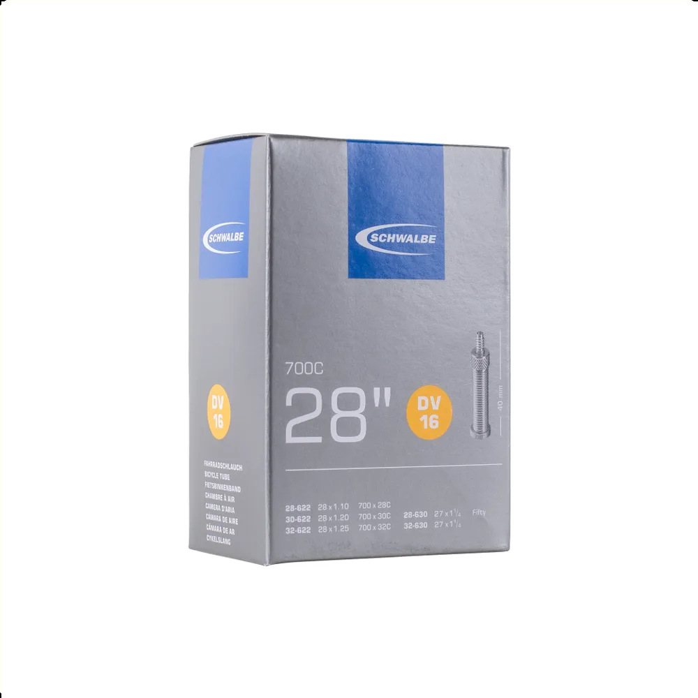 Schwalbe binnenband 28/27x1 1/4-1/8, ETRTO 28/32-622/630, Dunlop Blitz/Holland DV16 40mm