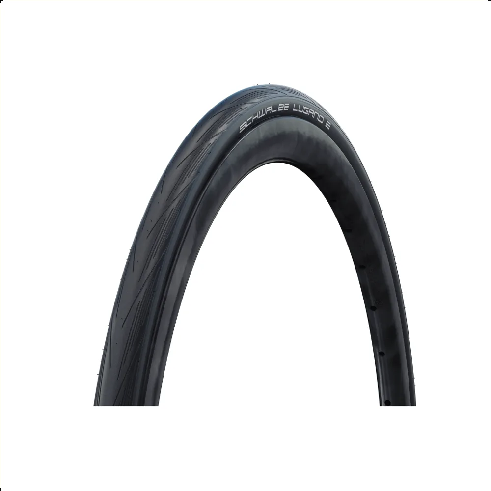 Schwalbe Lugano II (K-guard), Zwart Zonder reflectie, ETRTO 23-622