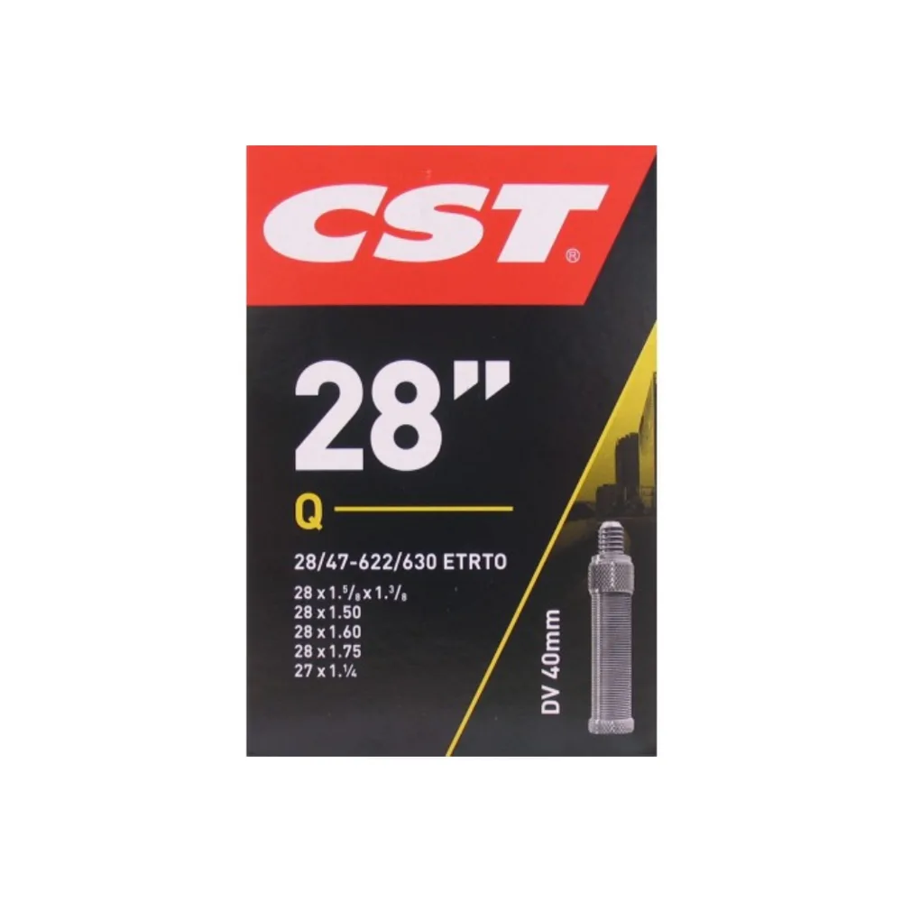 CST binnenband 28x1 5/8x1 3/8, 28x1 1/4, 28x1 1/8, ETRTO 28/47- 622/630 (fits all) Ventiel: Dunlop Blitz/Holland 40mm
