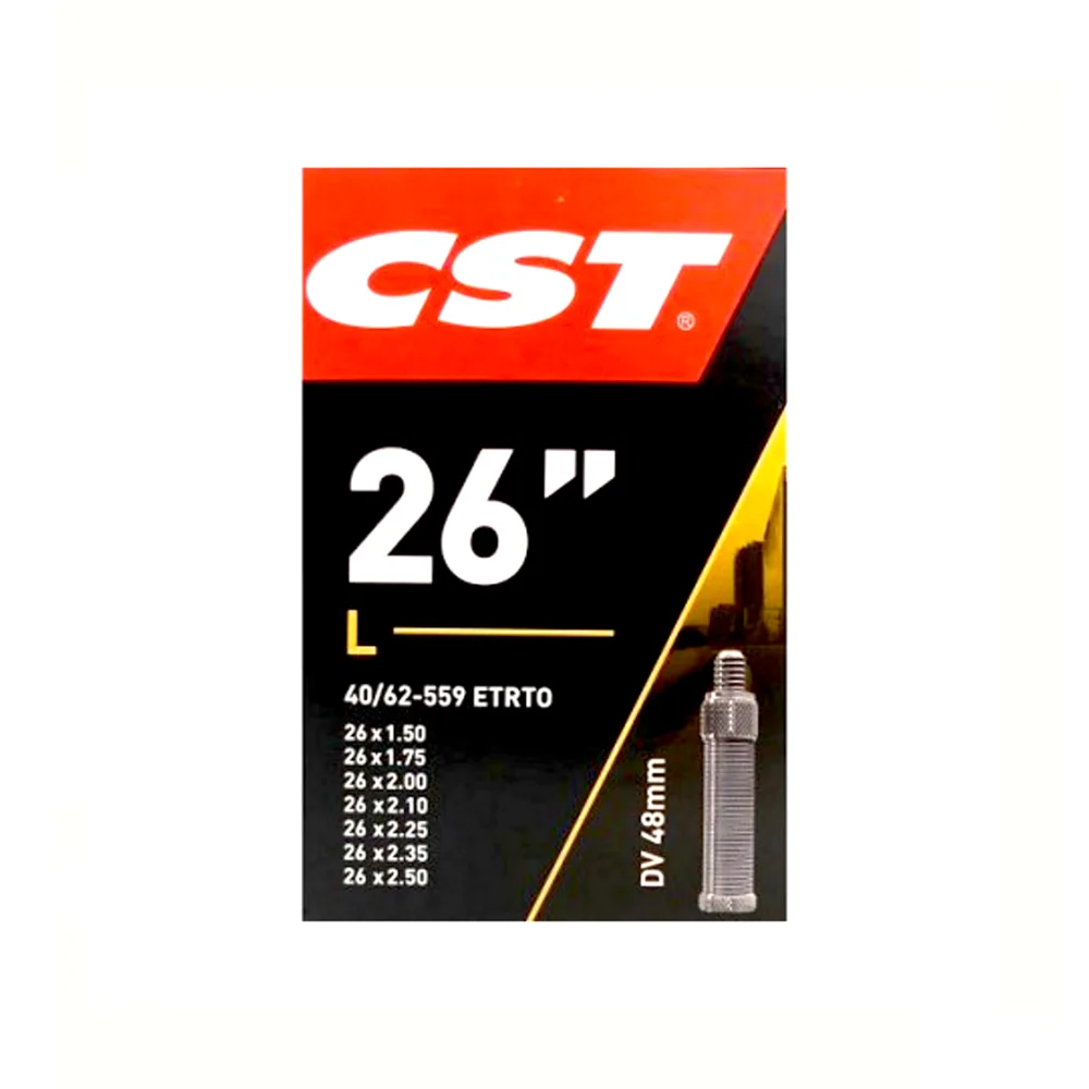 CST BInnenband 26x1.75-1.90-2.50 ETRTO 40/62-559, Ventiel: Dunlop Blitz/Holland 48mm