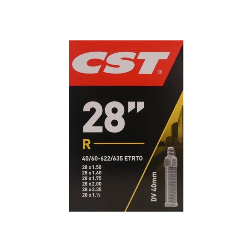 CST Binnenband 28x1 1/2 - 28x1.5/ 2.35 ETRTO 40/60- 622/635 (fits all), Ventiel: Dunlop Blitz/Holland 40mm