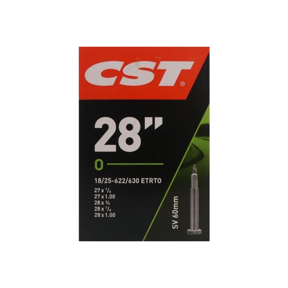CST binnenband 28x1, ETRTO 18/25-622/630, Ventiel Presta/Frans 60mm