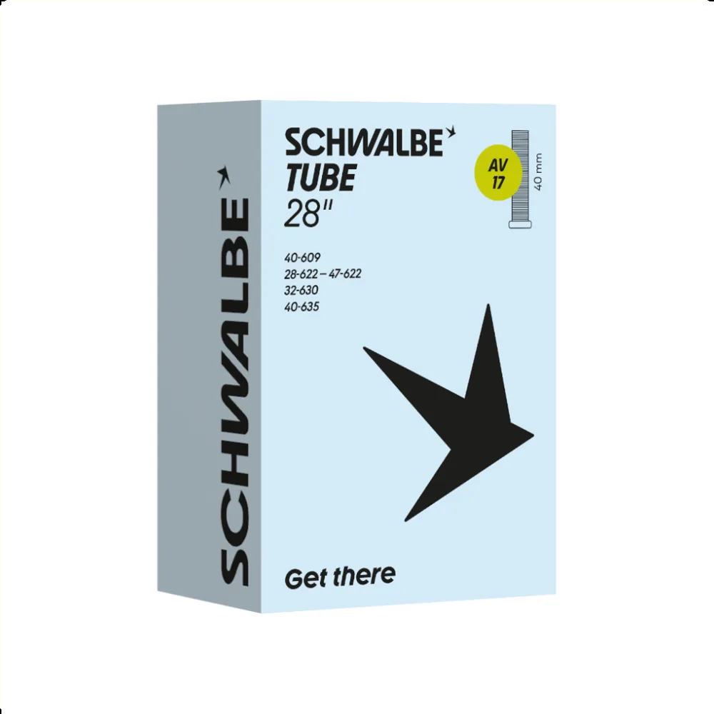 Schwalbe binnenband 28x1 5/8x1 3/8, ETRTO 28/47-622-635 AV17 40mm Auto ventiel