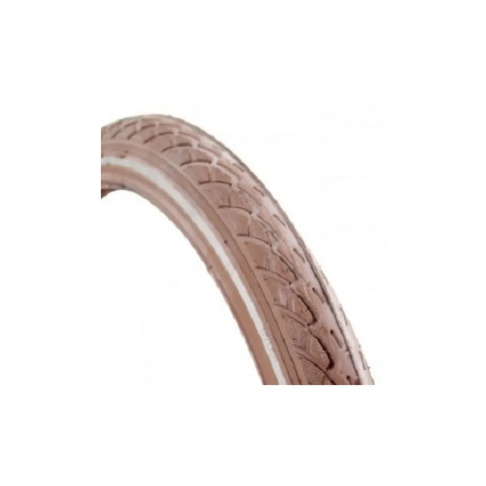 Deli buitenband, Bruin met reflectie, 20x1.75, ETRTO 47-406