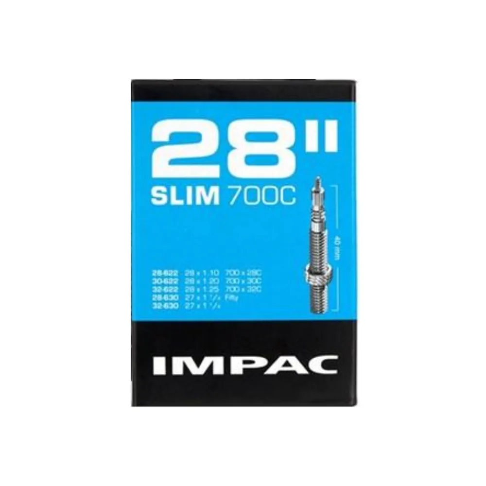 Impac Binnenband (by Schwalbe) SV28 Slim, 28x1 5/8x1 1/8, 28x1 1/4, ETRTO 28/32-622/630, Ventiel: Frans
