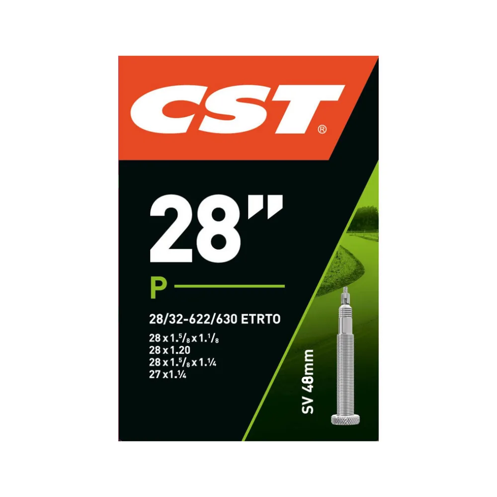CST binnenband 28x1 5/8X 1 1/8, ETRTO 28/32-622/630, Ventiel Presta/Frans 48mm