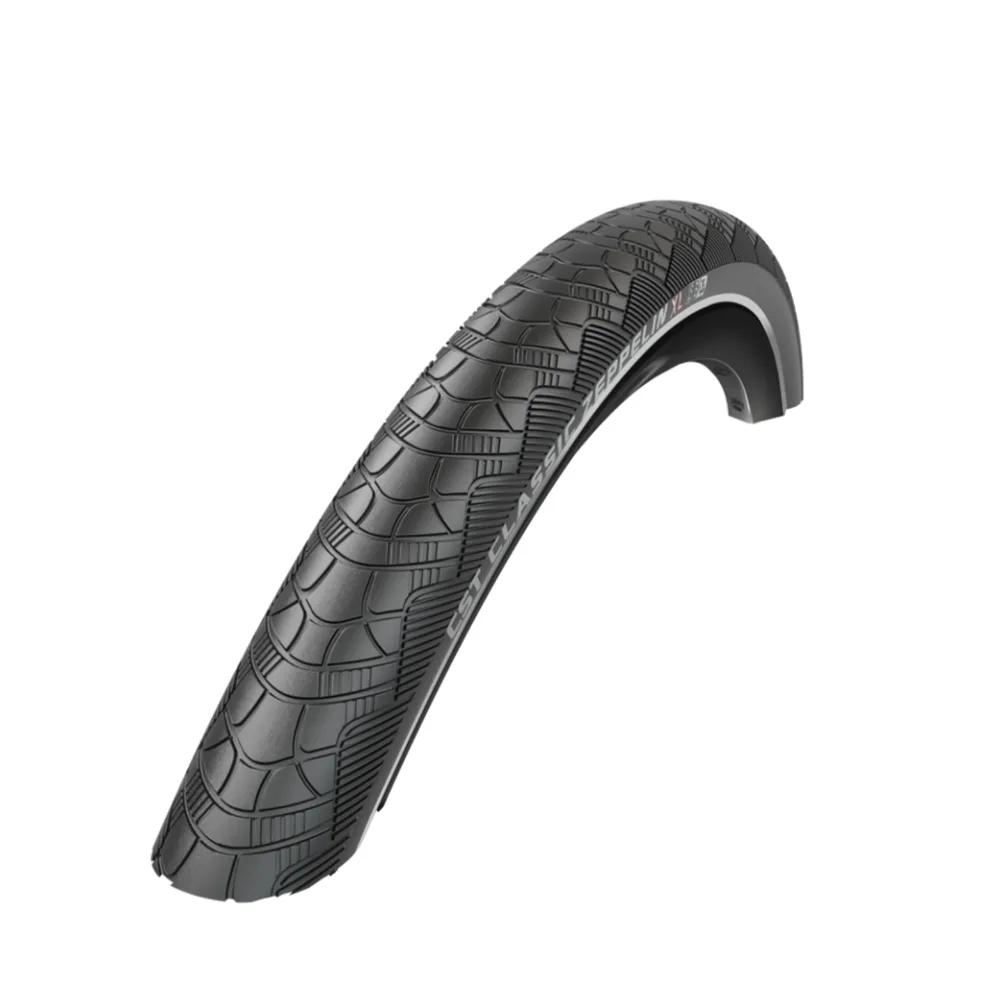 CST Zeppelin XL (3mm anti-lek) Zwart met reflectie. 28x2.00, ETRTO 50-622