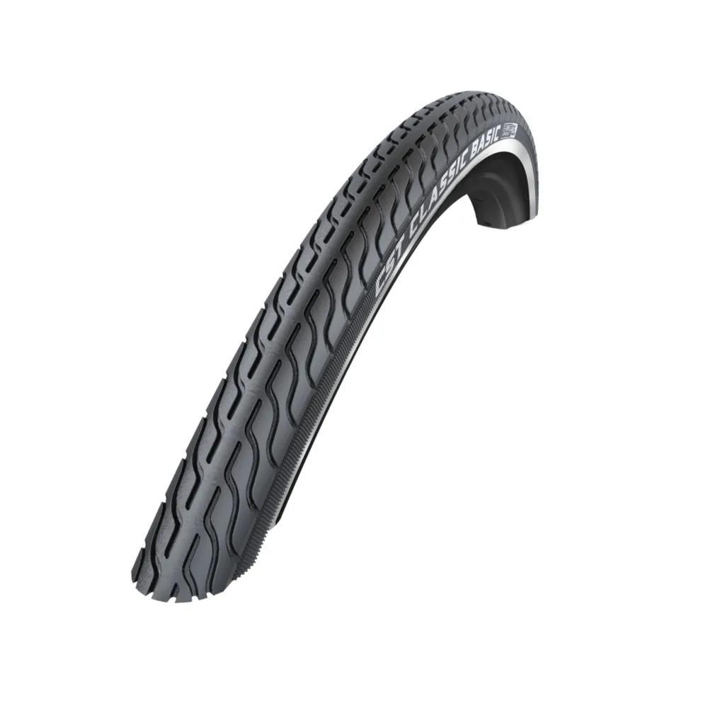 CST Classic Basic Zwart met reflectie. 26x1 3/8, ETRTO 37-590