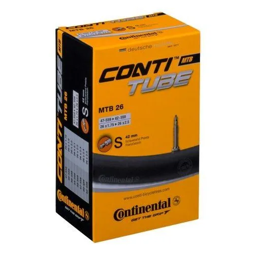 Continental MTB 26 binnenband, 26x1.75/2.5 , ETRTO 47/62-559, 42mm frans/sclaverand ventiel