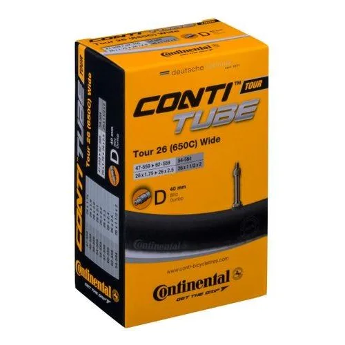 Continental Tour 26 Wide binnenband, 26x1.75/2.5 , ETRTO 47/62-559. 54-584, 40mm hollands ventiel